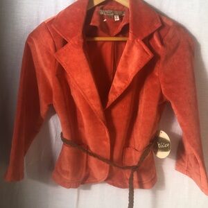 Ashley by 26 International Orange Cotton/polyester  belt Blaze -‎ Sz Medium